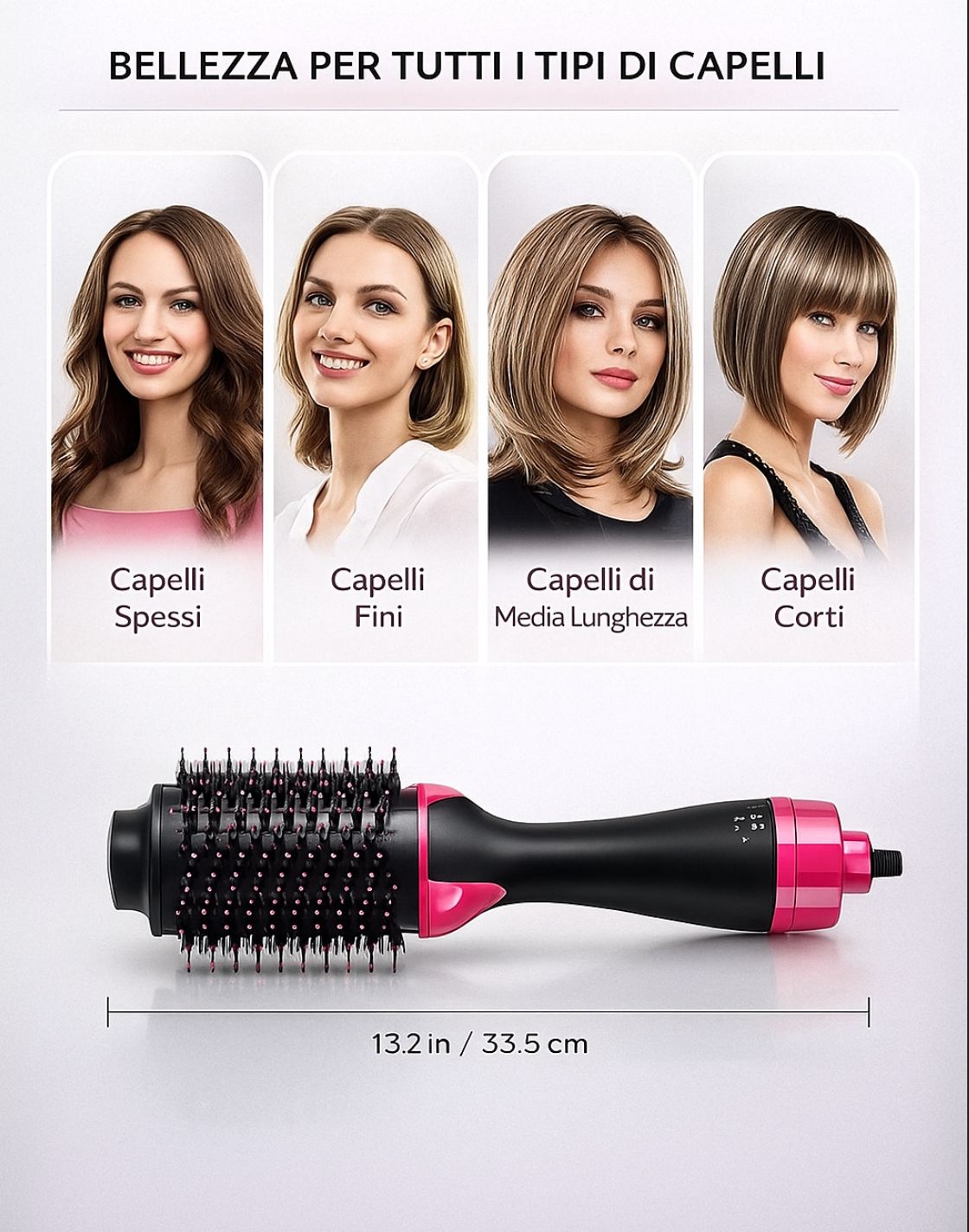 Peine y Secador 2 en 1 — La Semplicità della Bellezza.