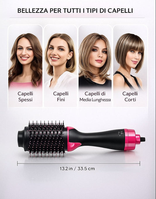 Peine y Secador 2 en 1 — La Semplicità della Bellezza.