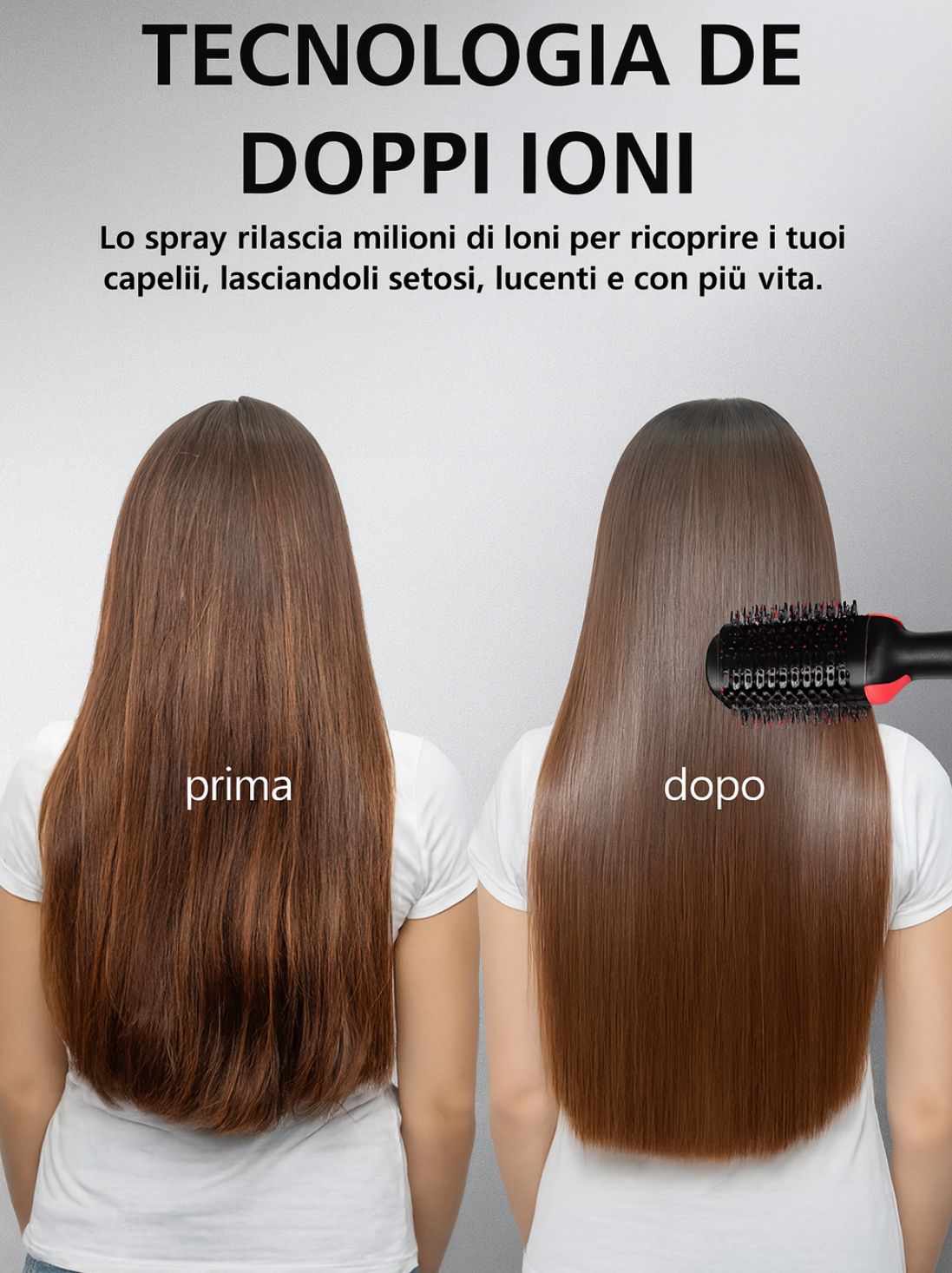 Peine y Secador 2 en 1 — La Semplicità della Bellezza.