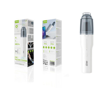 Aspirapolvere Mini pulizia auto Aspirapolvere per auto portatile con aspirazione potente Ricaricabile per aspirapolvere automatico per auto e casa