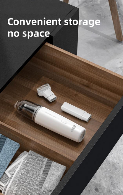 Aspirapolvere Mini pulizia auto Aspirapolvere per auto portatile con aspirazione potente Ricaricabile per aspirapolvere automatico per auto e casa