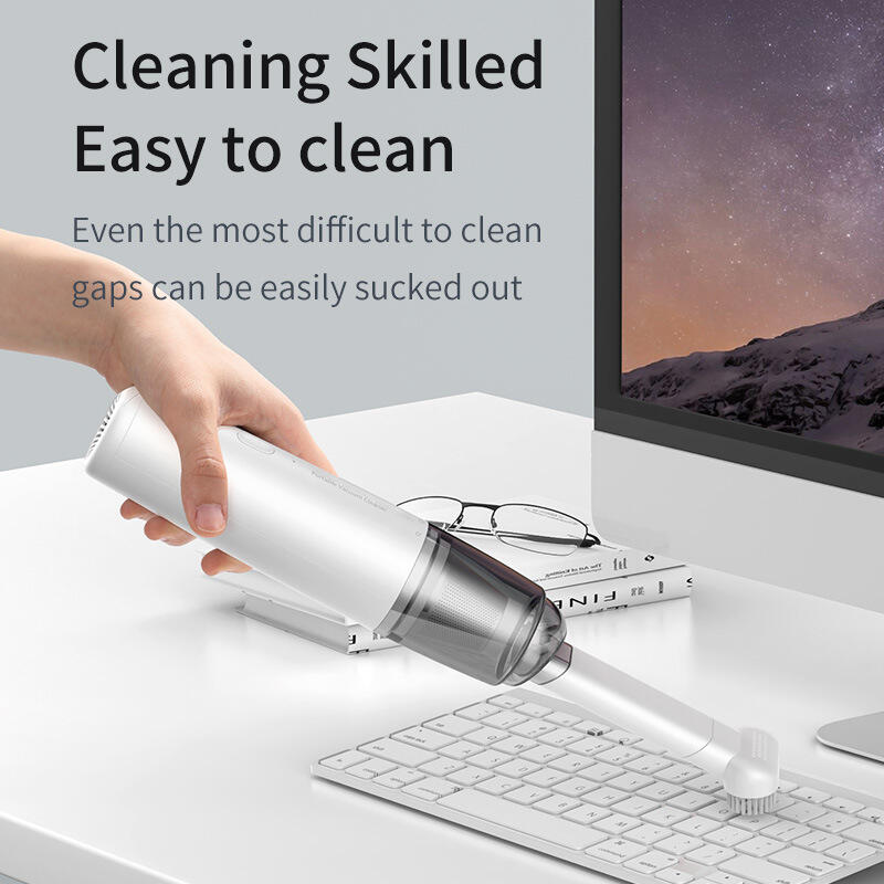 Aspirapolvere Mini pulizia auto Aspirapolvere per auto portatile con aspirazione potente Ricaricabile per aspirapolvere automatico per auto e casa